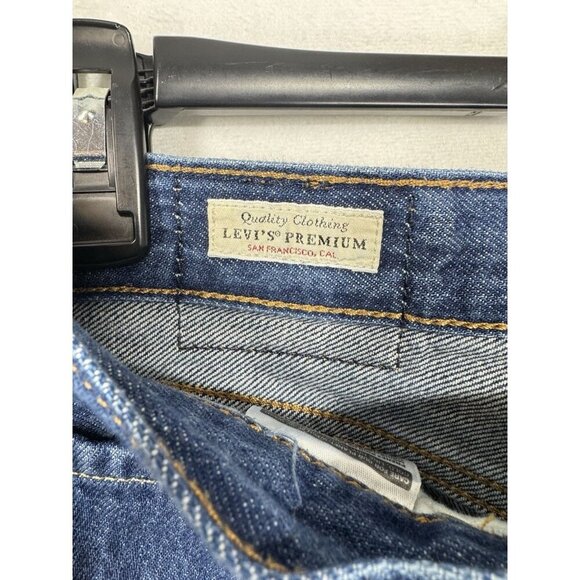 Levis 501 xx Jeans Womens 30x30 Premium 90s Retro Big E Button Fly Dark Wash - Picture 5 of 13